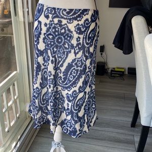 Anne Klein silk skirt 10 vintage